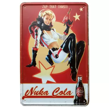 Fallout Metal Sign Placă Metalică Nuka Cola Girl termékfotója