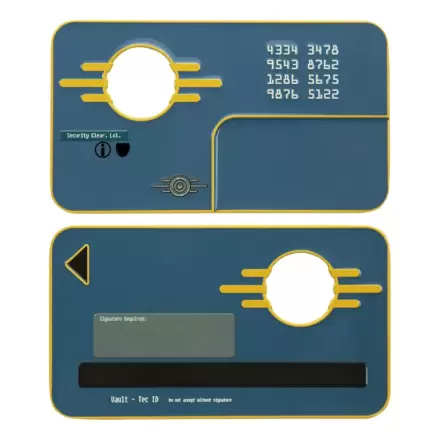 Fallout Replica Card de acces securitate Vault ediție limitată termékfotója