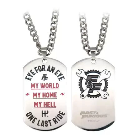 Fast & Furious placute de identificare cu ball chain poza produsului