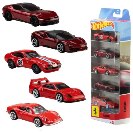 Ferrari Hot Wheels Vehicul Die-Cast 5-Pack 1/64 poza produsului