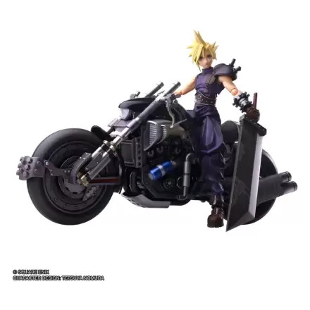 Figurină de acțiune Bring Arts și vehicul Cloud Strife & Hardy-Daytona 15 cm termékfotója