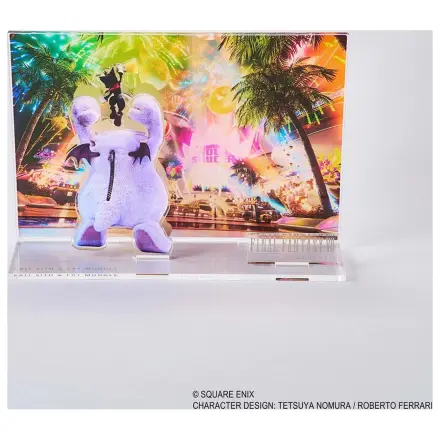Final Fantasy VII Rebirth Diorama acrilica Cait Sith & Fat Moogle Key Art poza produsului