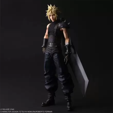 Final Fantasy VII Rebirth Play Arts Shin figurina de actiune Cloud Strife 27 cm poza produsului