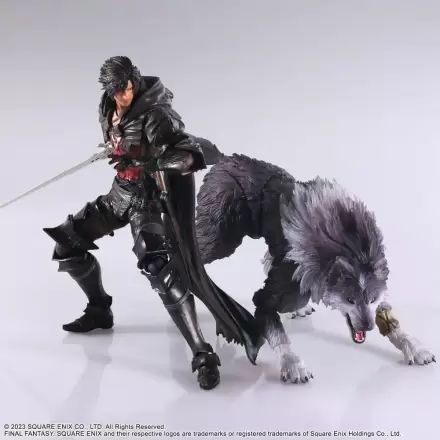 Final Fantasy XVI Set figurine de acțiune Bring Arts Clive Rosfield & Torgal termékfotója