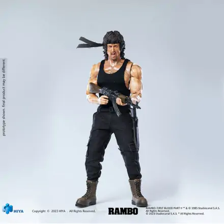 First Blood II Exquisite Super Series figurină de acțiune 1/12 First Blood II John Rambo 16 cm termékfotója