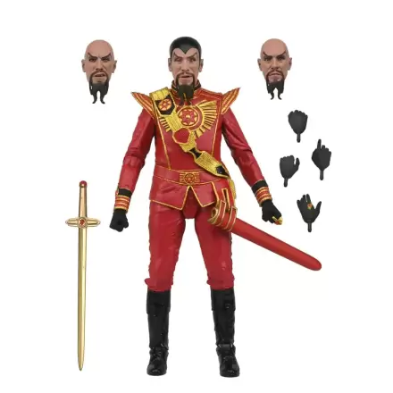 Figurină de acțiune Flash Gordon (1980) Ultimate Ming (Echipament Militar Roșu) 18 cm termékfotója