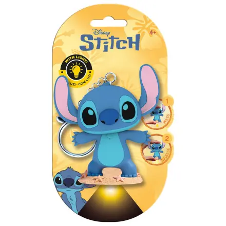 Flashies Disney Stitch breloc 3D cu lanterna LED poza produsului