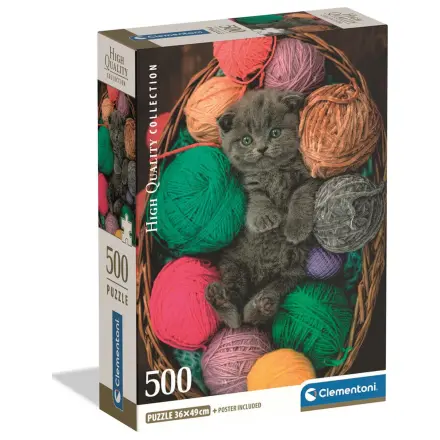 Fluffy Kitten puzzle 500 piese poza produsului