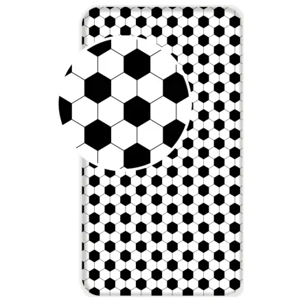 Cearceaf de pat Football Balls Fitted Sheet 90x200 cm poza produsului