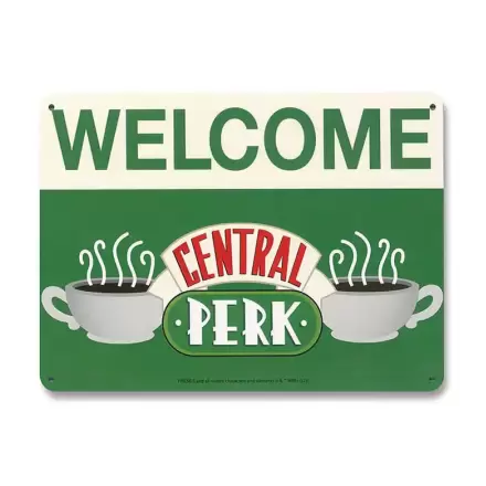 Placă metalică Friends Central Perk Welcome 15 x 21 cm termékfotója