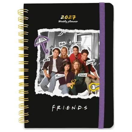 Friends Full Year Planner 2027 A5 poza produsului