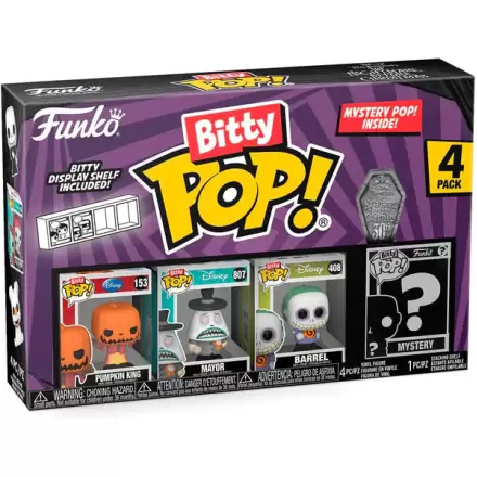 Bitty POP! Figurina Vinyl 4-Pack Disney Nightmare Before Christmas Pumpkin King termékfotója