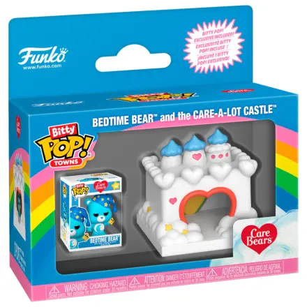 Funko Bitty POP! figurina oras Care Bears Bedtime Bear si The Care a Lot Castle poza produsului