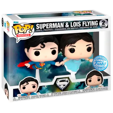 POP pachet 2 figurine DC Comics Superman & Lois Flying Exclusive termékfotója