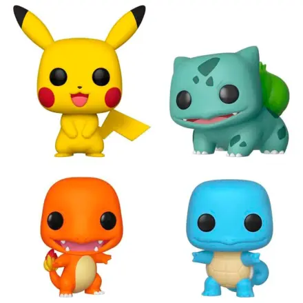 Funko POP pachet 4 figurine Pokemon Starters Exclusive poza produsului