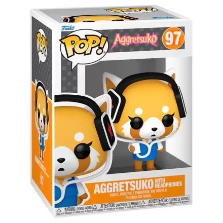 Figurină Funko POP Aggretsuko - Aggretsuko cu Căști termékfotója