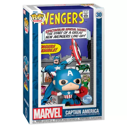 Figurină Funko POP Copertă de benzi desenate Marvel Avengers Căpitanul America Exclusiv termékfotója