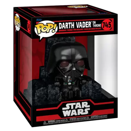 Figurină Funko POP Deluxe Star Wars Darth Vader pe Tron termékfotója