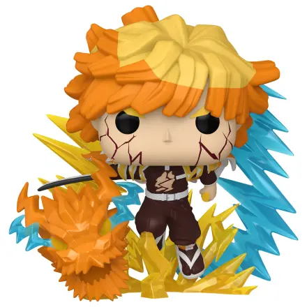 Figurina Funko POP Premium Demon Slayer Zenitsu Agatsuma Glow Chase poza produsului