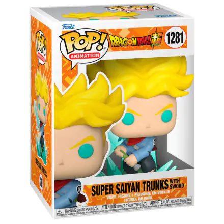 Dragon Ball Super POP! Animation Figurina de vinil SS Trunks cu Sabie 9 cm termékfotója