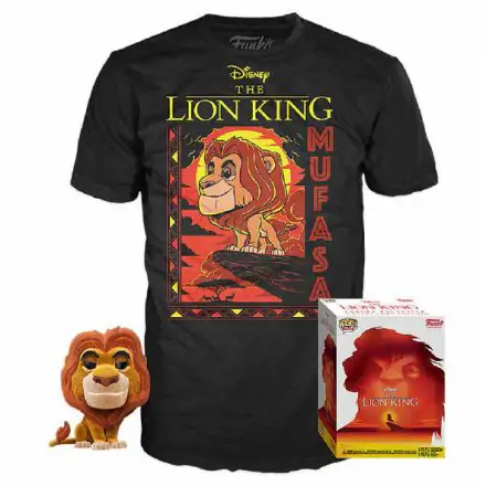 Figurină Funko POP & cutie tricou Disney Regele Leu Mufasa termékfotója