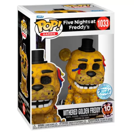 Figurină Funko POP Five Night at Freddys Withered Golden Freddy Exclusive termékfotója