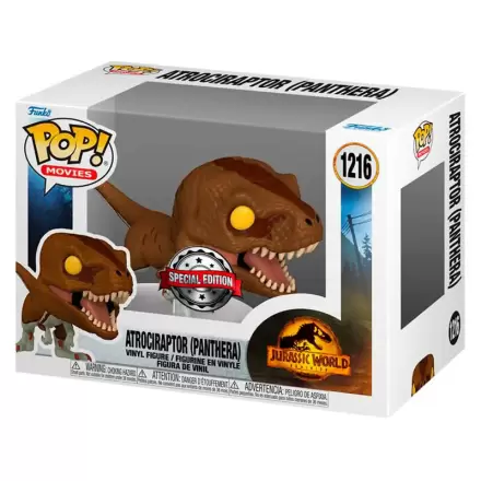 figurina POP Jurassic World 3 Atrociraptor Panthera Exclusive termékfotója