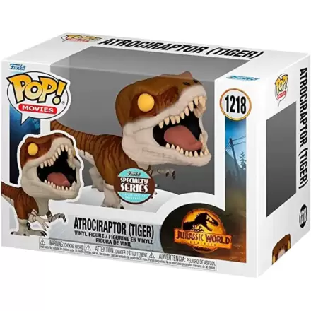 Figurină POP Jurassic World 3 Atrociraptor Tiger Exclusive termékfotója