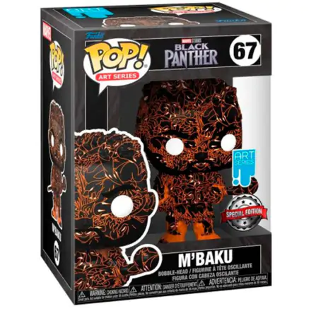 Black Panther Legacy POP! Seria Artist Figurina de vinil M'Baku 9 cm termékfotója