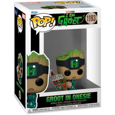 I Am Groot POP! Figurina Vinyl Groot Pijama cu carte 9 cm termékfotója