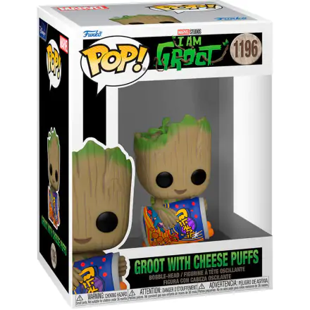 I Am Groot POP! Figurina Vinil Groot cu Pufuleți cu Brânză 9 cm poza produsului
