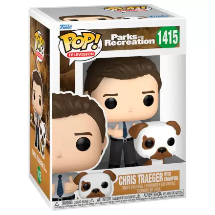 Funko POP figurină Parks and Recreation Chris Traeger with Champion termékfotója