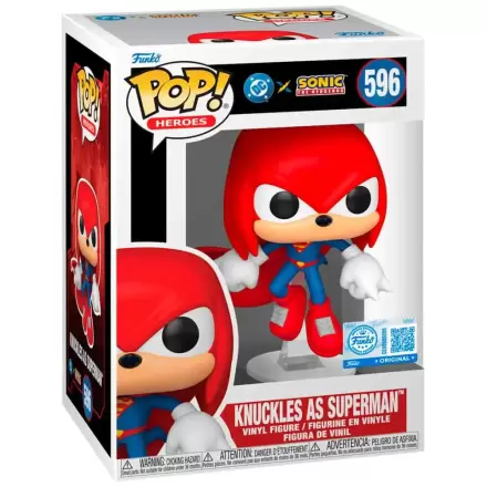 Figurina Funko POP Sonic The Hedgehog DC Comics Knuckles As Superman Exclusiv poza produsului