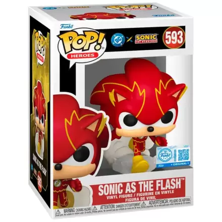figurina Funko POP Sonic The Hedgehog DC Comics Sonic As The Flash Exclusive poza produsului