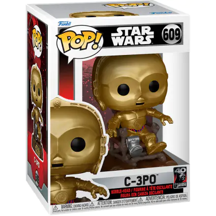 Star Wars Return of the Jedi 40th Anniversary figurină POP! Vinyl C3P0 în scaun 9 cm termékfotója