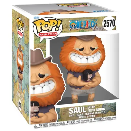 Funko POP figura Super One Piece Saul With Nico Robin poza produsului