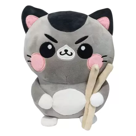 Figurina de plus Pisica amuzanta cu bete chinezesti 25 cm poza produsului