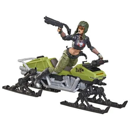 G.I. Joe Classified Series figurina de actiune si set de vehicule #194 Zanya and Dreadnok Chameleon (Swamp Skier) 15 cm poza produsului