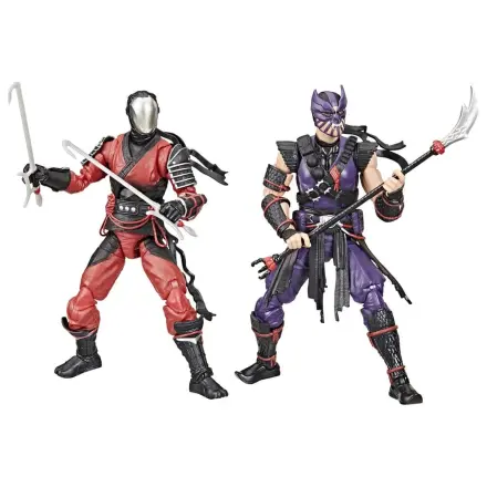 Pachet de 2 figurine de actiune G.I. Joe Classified Series #160 Cobra Ninjas Slice & Dice 15 cm poza produsului