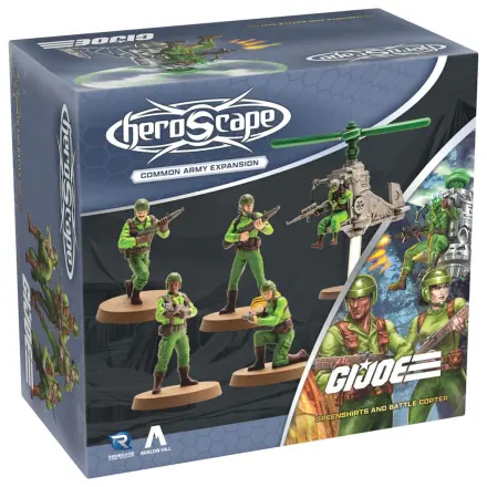 G.I.Joe Heroscape Extindere armata Greenshirts & Battle Copter (Comun) *Versiune Engleza* poza produsului