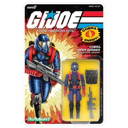 G.I. Joe ReAction+ Action Figure Wave 09 Cobra Viper Gunner poza produsului