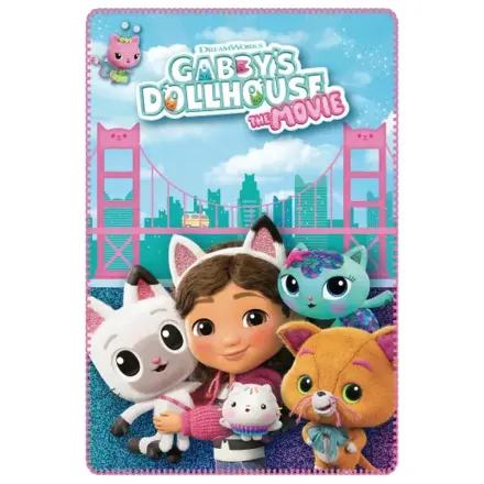 Gabby's Dollhouse Adventure patura fleece 100x150cm poza produsului