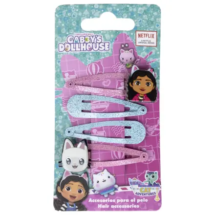Gabi's Dollhouse Adventures Set de agrafe de par 4 piese poza produsului