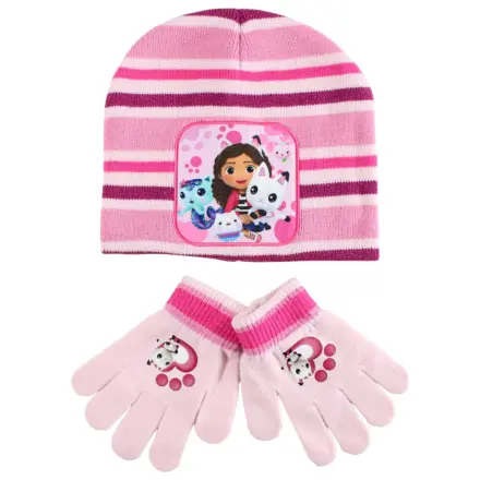 Gabby's Dollhouse Cuddle Paws Set Pălărie pentru copii + Mănuși poza produsului