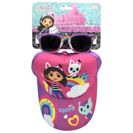 Set Gabi's Dollhouse Rainbow Ochelari de Soare și Șapcă de Baseball poza produsului