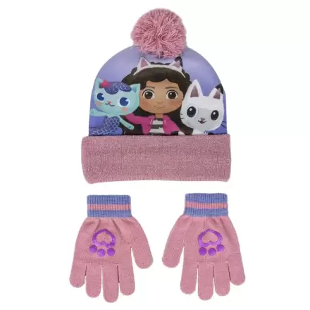 Gabbys Dolls House set caciula si manusi poza produsului