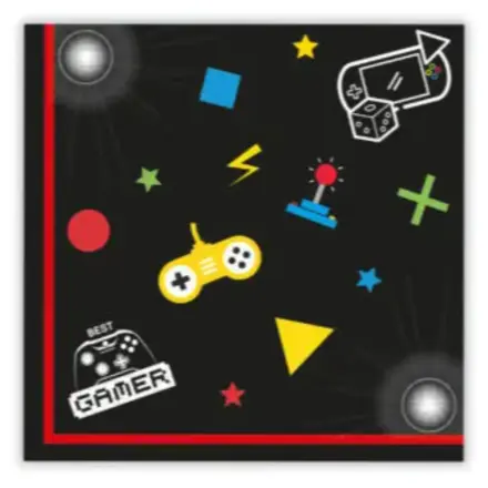 Șervețele Gaming Party 20 buc 33x33 cm FSC poza produsului