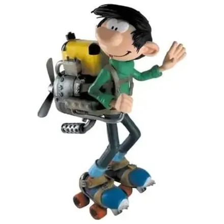 Statuie Gaston Lagaffe Motor on roller skates 18 cm poza produsului