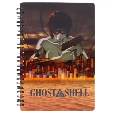 Caiet Ghost in the Shell cu oraș cu efect 3D termékfotója