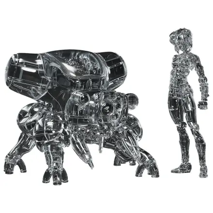 Ghost in the Shell PLAMAX minimum factory Kit Model din plastic Motoko Kusanagi cu Fuchikoma: Thermoptic Camouflage Ver. 8 cm poza produsului